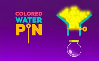 Image Colored Water & Pin